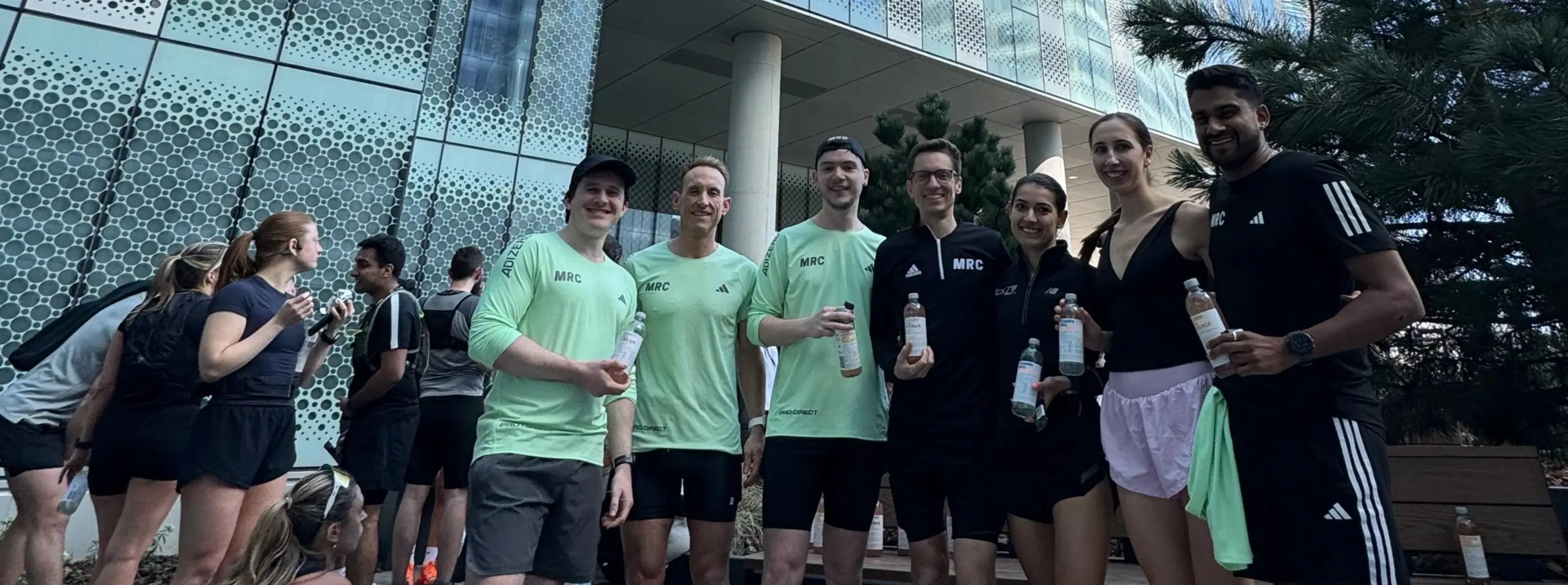 Running club at Square Gardens